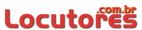 logotipo locutores.com.br